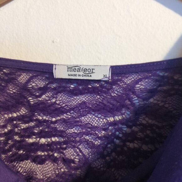 Zeagoo Long Sleeve Cowl Neck Blouse Size XL - Picture 3 of 8